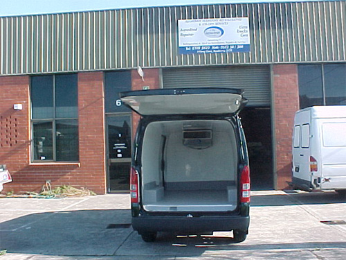 Toyota Hiace Vehicle Refrigeration Installation Melbourne