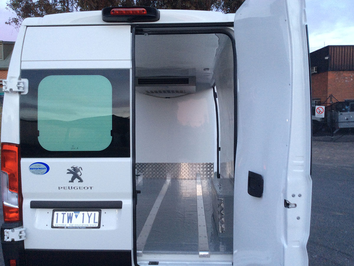 Peugeot Boxer vehicle freezer installation melbourne
